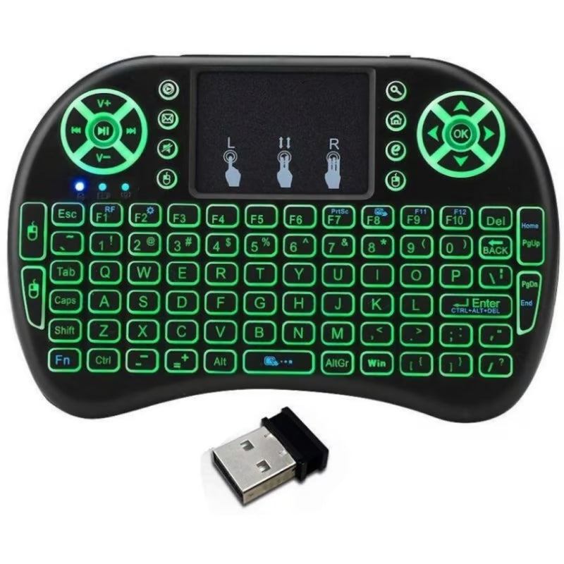 Mini Teclado De Control Inalambrico Para Smart Tv Box Pc