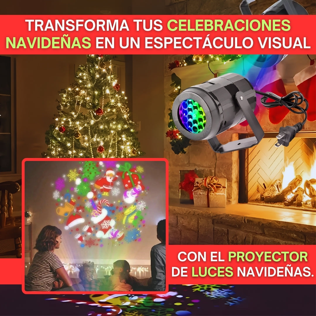 PROYECTOR NAVIDEÑO Luces Mágicas✨✨